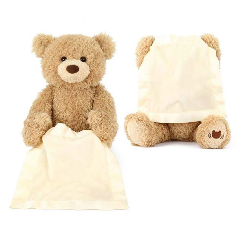 Interaktív mackó gyerekeknek - bújócskázik, angolul énekel és visszabeszél