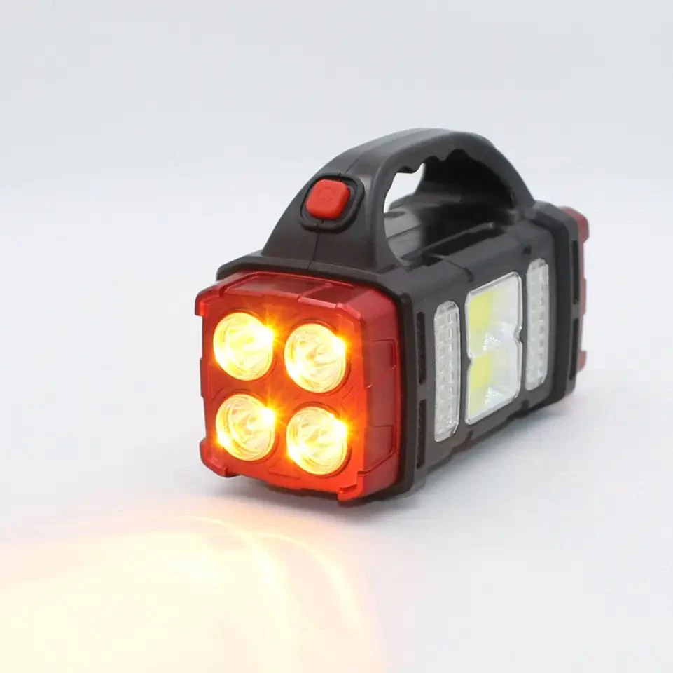 HB-2678 extra erős fényű, 62 LED-es, napelemes kézilámpa és power bank - praktikus lámpa kempingezéshez, horgászathoz, szereléshez