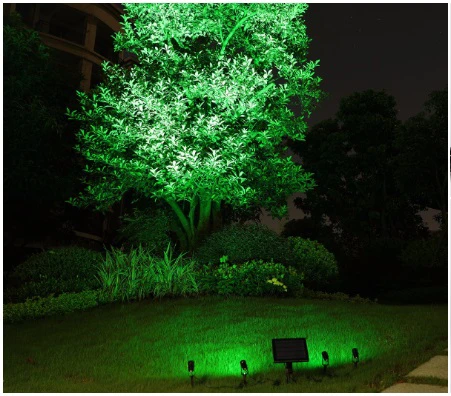 20 W időjárásálló kültéri LED reflektor zöld fénnyel - reklám táblák, kocsibejáró, üzlet-kirakat megvilágítására