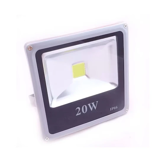 20 W időjárásálló kültéri LED reflektor zöld fénnyel - reklám táblák, kocsibejáró, üzlet-kirakat megvilágítására