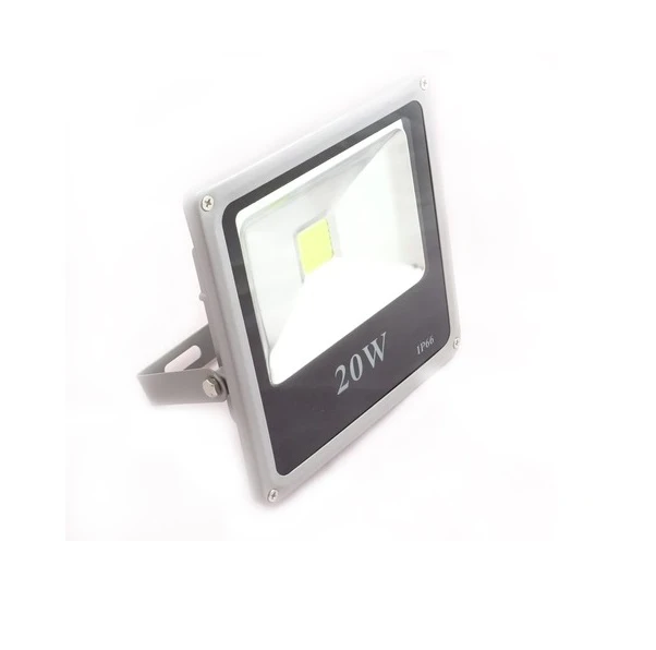 20 W időjárásálló kültéri LED reflektor zöld fénnyel - reklám táblák, kocsibejáró, üzlet-kirakat megvilágítására
