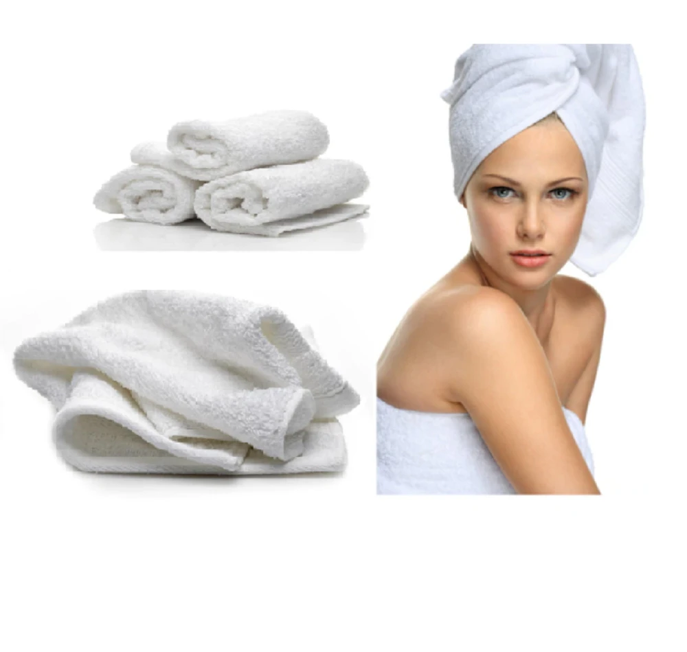 Fehér színű, 140x70cm-es törölköző szett - 6 darabos csomag