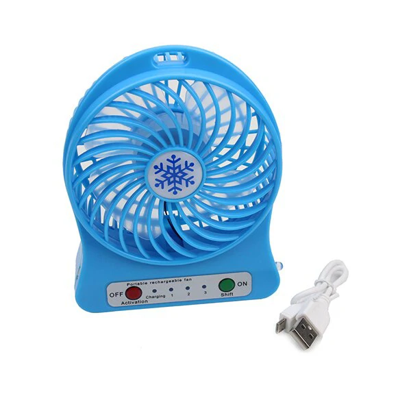 Mini hordozható akkus ventilátor LED fénnyel – frissítő hűvös és világítás bárhol és bármikor( BBL)