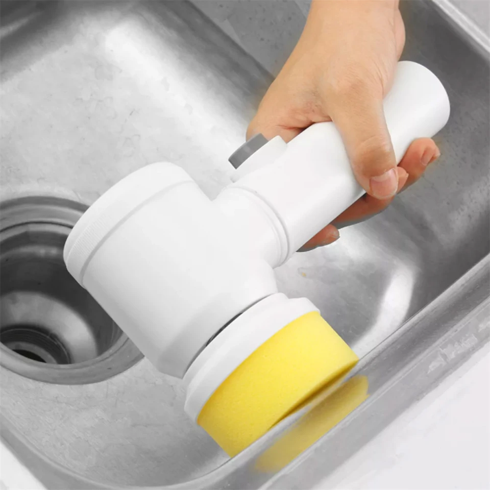 Magic Brush 5 az 1-ben elektromos tisztító kefe - 3 tisztítási móddal, 360°-os forgással