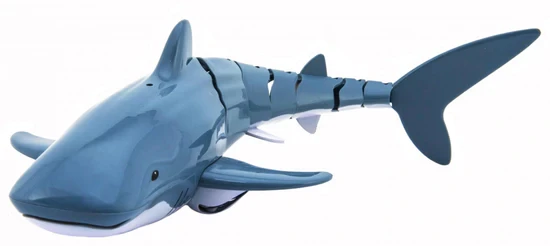 Távirányítós akkus cápa valósághű mozgással