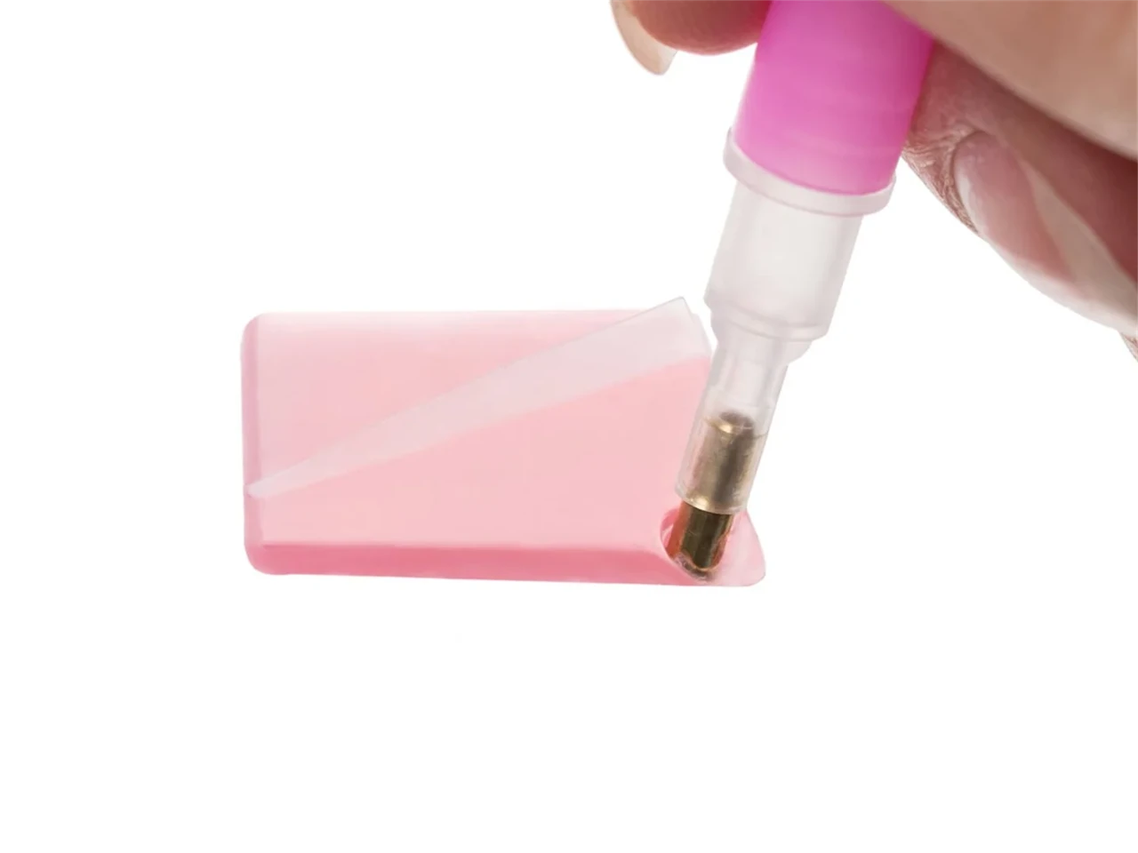 Kézműves strasszkő/gyémánt kirakó készlet sablonnal és strasszkövekkel - zebra - 20 x 20 cm