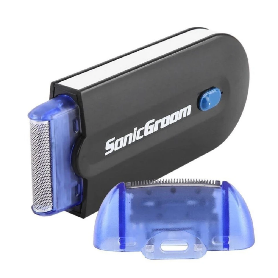 Szónikus precíziós haj-, szakáll- és testszőrzet nyíró - 3 különféle fésűvel
