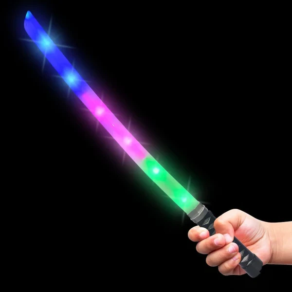 Szamuráj kard gyerekeknek LED fényekkel és hangeffektekkel - játék katana kis ninjáknak