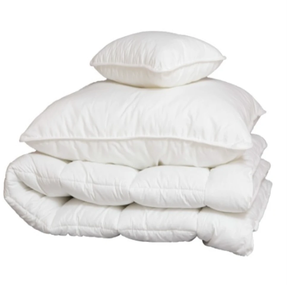 Három részes fehér paplanszett nagypárnával és kispárnával