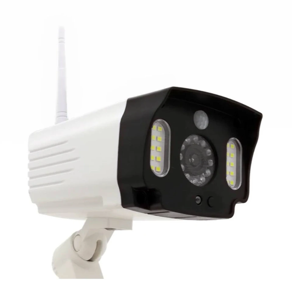 Biztonsági álkamera mozgásérzékelős napelemes LED reflektorral MSK