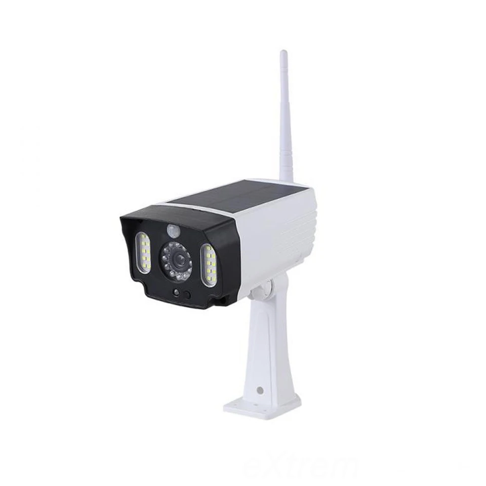 T-28 napelemes, mozgásérzékelős álkamera LED reflektorral, időjárásálló kivitelben - MSK