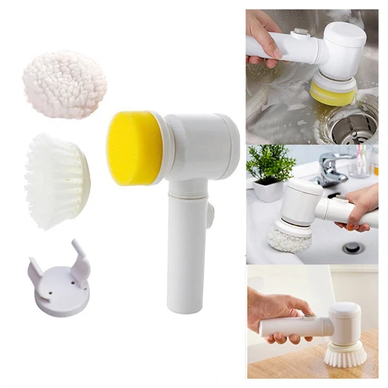 Magic Brush 5 az 1-ben elektromos tisztító kefe - 3 tisztítási móddal, 360°-os forgással