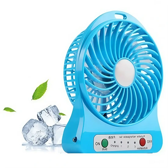 Mini hordozható akkus ventilátor LED fénnyel – frissítő hűvös és világítás bárhol és bármikor( BBL)
