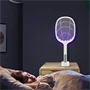 Önműködő elektromos légycsapó csalogató UV fénnyel és USB-ről tölthető akkumulátorral - automatikusan elpusztítja a rovarokat - 5W(BBV)(BBD)