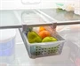 Hűtőszekrény rendszerező - levehető tároló fiók - fehér