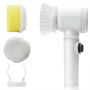 Magic Brush 5 az 1-ben elektromos tisztító kefe - 3 tisztítási móddal, 360°-os forgással