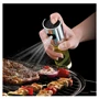 BBQ olaj- és ecetpermetező spray – rozsdamentes acél és üveg, 100 ml – precíz adagolás és stílusos dizájn